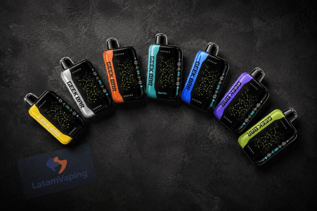 Geek Bar Pulse X en múltiples sabores y colores — guía de mix para distribuidores Latam Vaping